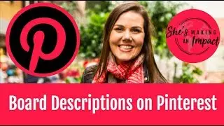Board Descriptions on Pinterest