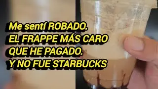 El frappe más caro que he pagado. y fue en #Pachuca 🥲😥