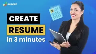 Land Your Dream Job with Appy Pie Resume Maker | Create Resume in 3 minutes