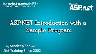 What is ASP.NET? - ASP.NET Introduction with a Sample Program