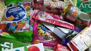 Покупки из магазина фикс прайс и магнит купила пять пакетов а на стол положить нечего