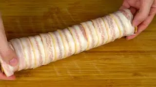 ВСЕ ДУМАЮТ, что это просто слоёное тесто, НО всё куда интереснее! ЗАКУСКА за 15 минут!
