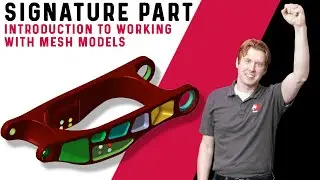 Suspension Arm: Introduction to Working with Mesh Models | Mastercam 2022 Signature Parts