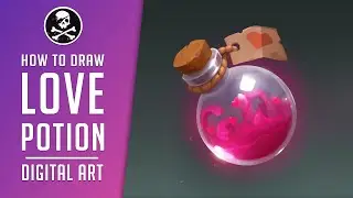 HOW TO DRAW A LOVE POTION! Full Digital Art Tutorial ● SephirothArt