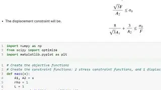 Structural Optimization in Python