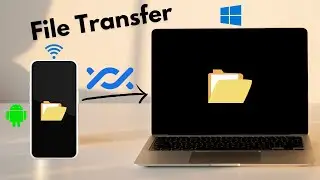 Share Files from Android to Windows PC wirelessly: Nearby share windows