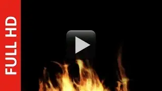 Fire Flames Free Stock Video Footage HD | Black, Blue, Green, White Screen Effect