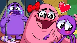 GRIMACE SHAKE Has A GIRLFRIEND?! Rainbow Friends 2 Animation