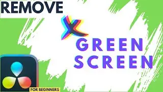 A QUICK way to remove GREEN SCREEN background | DaVinci Resolve 18