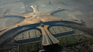 Zaha Hadid Architects giant starfish-shaped airport opens in Beijing