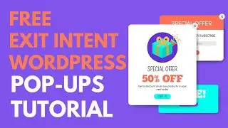 Increase Sales and Engagement with Exit Intent WordPress Popups