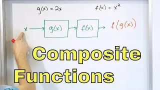 10 - What are Composite Functions? (Part 1) - Evaluating Composition of Functions & Examples