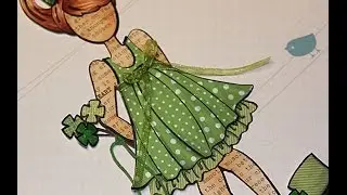 Lawn Fawn + Julie Nutting Doll Stamp | St. Patrick's Day