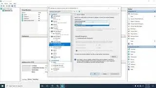 how to remove Internal Switch in Hyper V Virtual machine