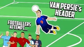 ROBIN VAN PERSIES EPIC HEADER! 💥 Footballers Attempt (Frontmen 5.2 Starring Ronaldo Messi Mbappe)