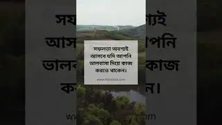 সফলতা অবশ্যই আসবে যদি আপনি ভালবাসা দিয়ে কাজ করতে থাকেন। #motivation #graphicdesign #designer