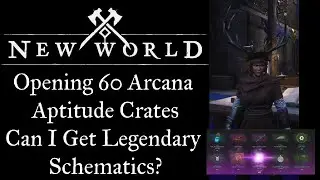 New World Amazing Gold making!!! Opening 60 Arcana Aptitude crates