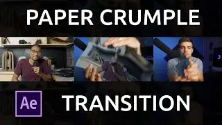 Paper Crumple Transition | After Effects Transition