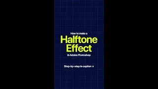 How to Make a Halftone Effect on Any Picture | Adobe Photoshop | DesignbyBilalKhan | Tutorial