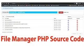 How to Create File Manager in PHP | File Manager PHP Source Code