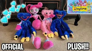 New Official Plush from Playtime Co! Mommy Long Legs, Huggy Wuggy, and Kissy Missy!