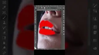 Create Stunning Lips In Photoshop #shorts #youtubeshorts #shortsvideo