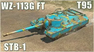 T95, WZ-113G FT & STB-1 ● WoT Blitz