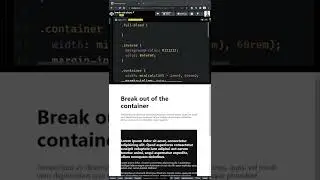 Full-width background inside a container