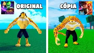 Joguei CÓPIAS BIZZARAS de Blox Fruits