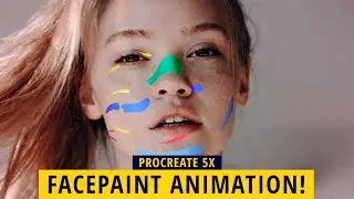 PROCREATE 5X: FACEPAINT ANIMATION TUTORIAL!