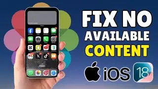 How To Fix No Content Available Photo Widget iOS 18