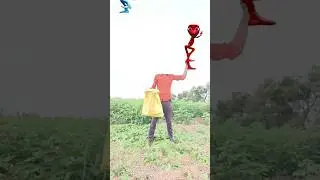 Head less man caching girl and matching head & funny vfx video