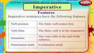 Imperative Sentences | English Grammar Lessons For Beginners | English Grammar For Kids