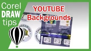 Creating Youtube background in CorelDraw
