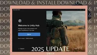 How to download and install Unity Hub's latest version on Windows 10,11 2025 update (part 1)