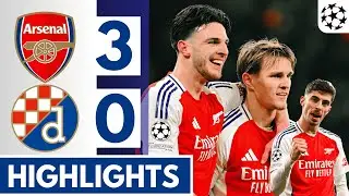 🔴Arsenal vs Dinamo Zagreb (3-0) Extended HIGHLIGHTS || UEFA Champions League 24/25!