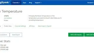 Wireless Temperature Monitoring on Thingspeak Using Raspberry pi