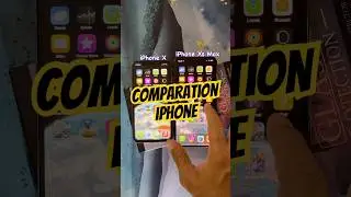 Open Pubg Mobile on iPhone Xs Max vs iPhone X