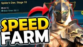 SPIDER H10 SPEED FARMING - THREE TEAMS NO HP BURN | RAID SHADOW LEGENDS