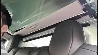 How to Install Tesla Model Y Sunshade Roof Skylight Shade