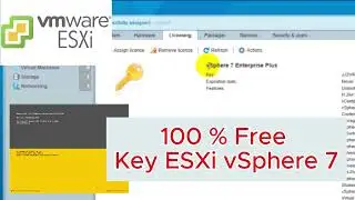 100% Working Key Free vMware ESXi 7 Enterprise plus