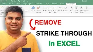 How to Undo Strikethrough In Excel