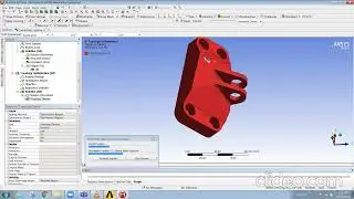 Ansys Workbench-Topology Optimization of Engine Bracket.