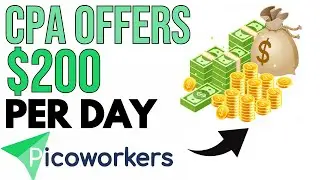 How to Promote CPA Offers on Picoworkers ($150/Day Method) - Step-by-Step CPA Marketing Guide