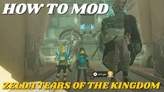 HOW TO MOD ZELDA TEARS OF THE KINGDOM ON YUZU EMULATOR!