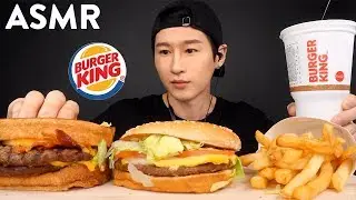 ASMR Burger King Mukbang (Whopper + Sourdough King) Whispering | EATING SOUNDS | Zach Choi ASMR