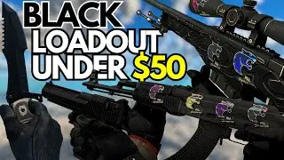BEST BUDGET BLACK Inventory for CS2! (CHEAP BLACK Skins Loadout 2024)