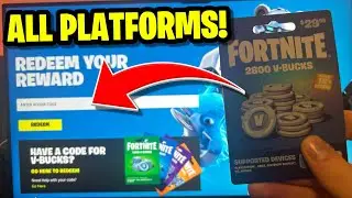 How to REDEEM Fortnite V-BUCKS CODE on ALL Platforms! (FULL GUIDE)