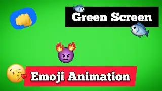 Emoji green screen animation | Green Apple Fx