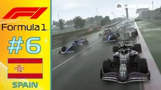 F1 22: ЭТАП 06. ИСПАНИЯ. 100% ДИСТАНЦИИ. ДОЖДЬ!